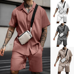 Men's New Casual and Comfortable Button Lapel Suit