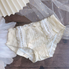 Lace Comfortable Stitching Cute Sexy Briefs