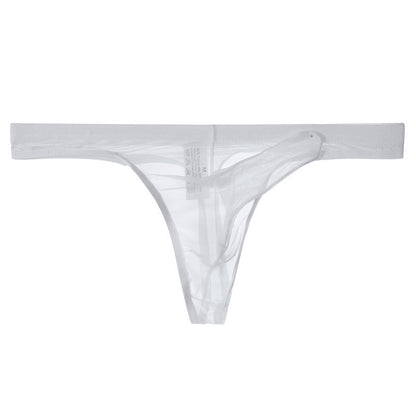 Ultra-thin mesh transparent thong