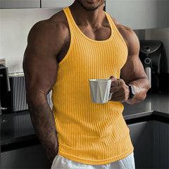 Summer Knitted Fitness Sports Slim Vest
