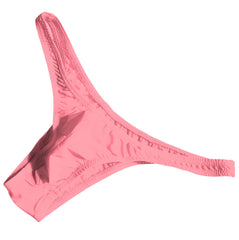 Translucent ice silk low-rise thong