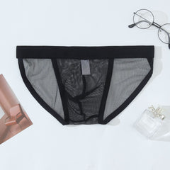 Men's Ultra-thin Transparent Mesh Breathable Briefs