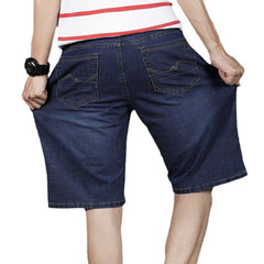 Men's Loose Straight Large Size Denim Shorts