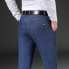 Men's Stretch Business Straight Jeans