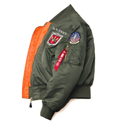 Fashionable solid color jacket