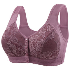 Comfortable large size wire-free bra