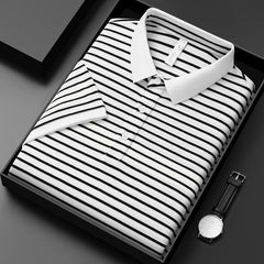 2023 Summer New Men's Loose Simple Polo Shirt