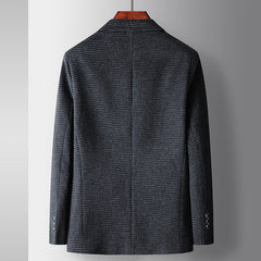 Men's Casual High Quality Wool Houndstooth Blazer