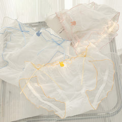 Japanese Sweet and Sexy Lace Mesh Breathable Briefs