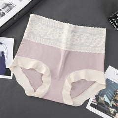 High waist thin lace sexy hip panties