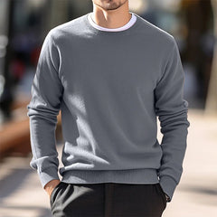 2024 New Men's Round Neck Knitted Sweater