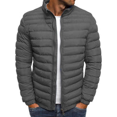 Men's New Solid Color Cotton Coat