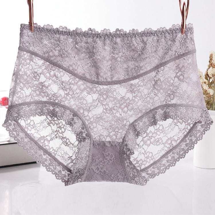 Lace Sexy Hollow Butt Lifting Briefs