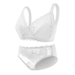 Large size EF lace thin bra