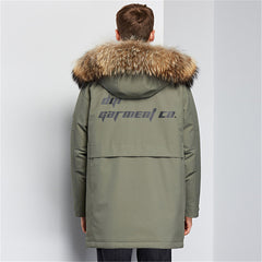 Men's High-end Thickened Cold-proof and Warm Parka Down Jacket