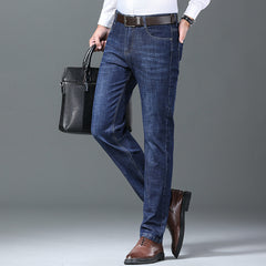 Men's Business Casual Straight Jeans