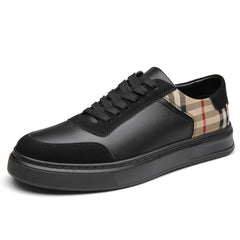 Men's Genuine Leather Soft Sole Large Size Versatile Casual Sneakers