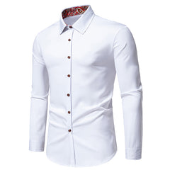 Men's Colorblock Long Sleeve Shirt