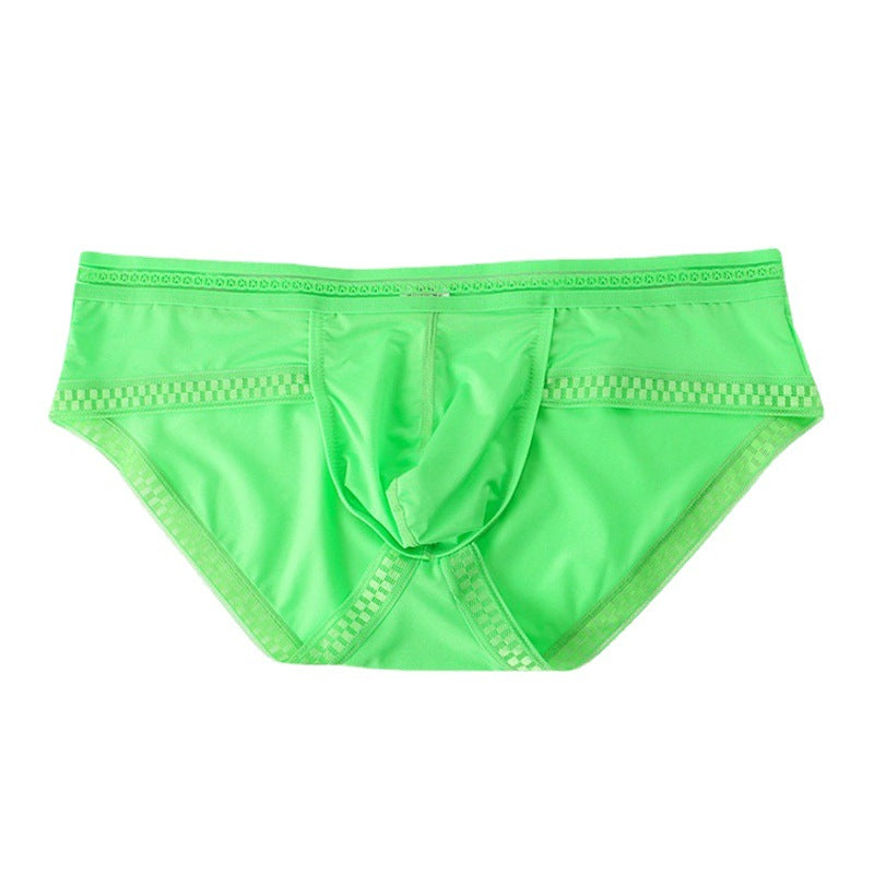 Men's Ice Silk Transparent Briefs