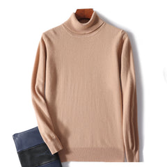 Men's Turtleneck Casual Wool Sweater