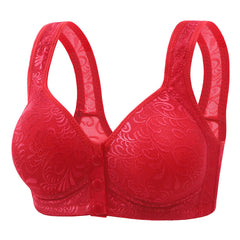 No rims front button sexy lace bra