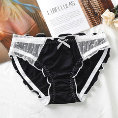 Satin Skin-friendly Breathable Lace Sexy Panties
