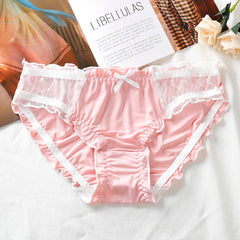 Satin Skin-friendly Breathable Lace Sexy Panties