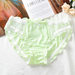 Satin Skin-friendly Breathable Lace Sexy Panties