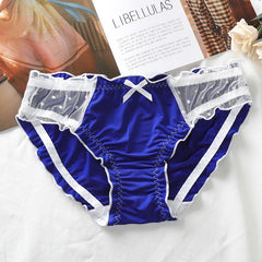 Satin Skin-friendly Breathable Lace Sexy Panties