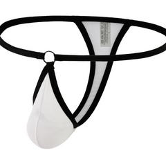 Men's New Style Iron Ring Thin Strap Low Waist Sexy Mesh Breathable Thong