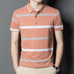 100% Cotton Casual Lapel Polo Shirt