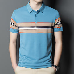 100% Cotton Casual Lapel Polo Shirt
