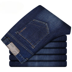Men's Casual Stretch Winter Thick Jeans