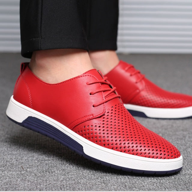 Luxury Breathable Leather Sneaker