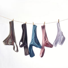 Men's Transparent Ice Silk Soft Skin-friendly Thong