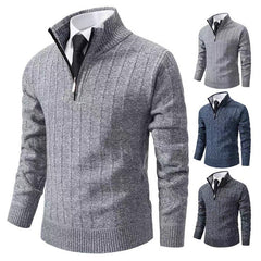 Fleece Half‑Zip Pullover Sweater