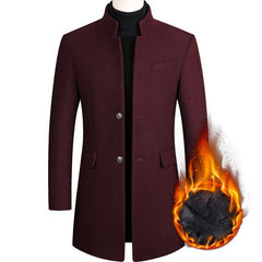 Men's Winter Slim Woolen Coat