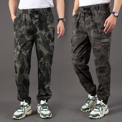 Men's Loose Elastic Casual Sports Camouflage Overalls