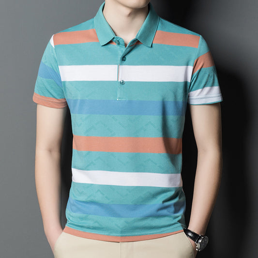 100% Cotton Casual Lapel Polo Shirt