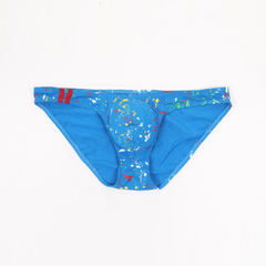 Men's Sexy Printed Cotton Low Rise Briefs