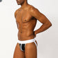 Men's Low Waist Striped Thong