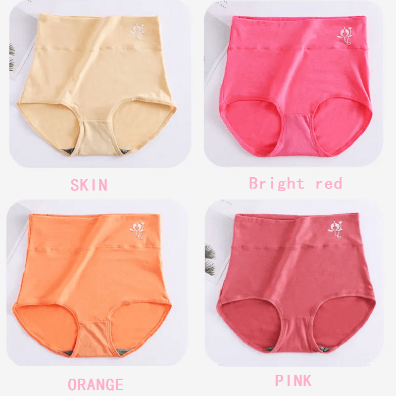 [BUY 4 GET 8]Women's slim cotton panties 大码内裤 Lannyhome 