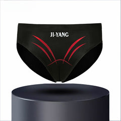 New Men's Quick Dry Fashion Anti-Exposure Printed Triangle Swimwear