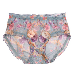 Breathable Mesh Lace Plus Size Briefs