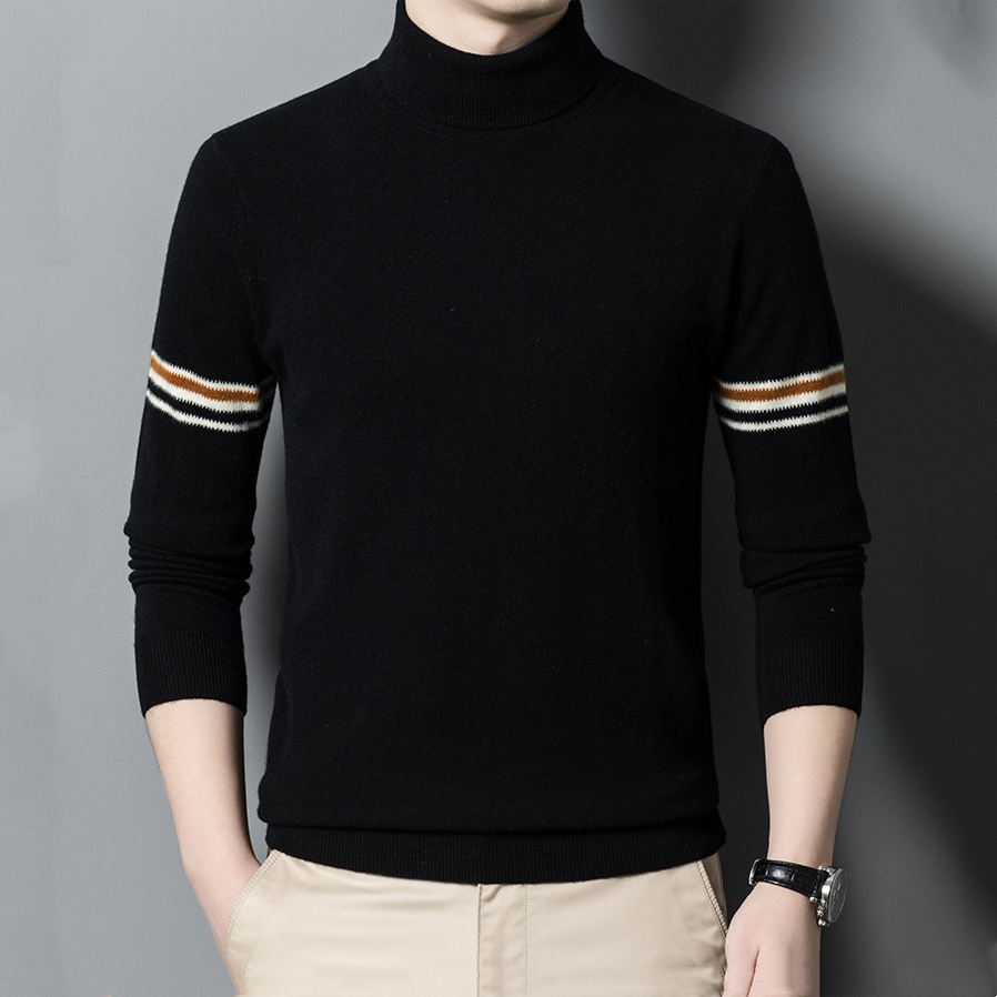 Men's Turtleneck Soft Warm Wool Sweater