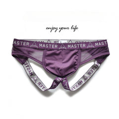 Men's Low Waist Sexy Breathable Mesh Thong