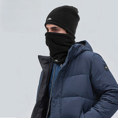 Men's Thickened Hat and Warm Mask