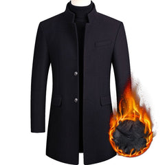 Men's Winter Slim Woolen Coat