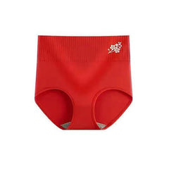 [5 PCS] Cotton High-Waisted Comfort Printed Panties -  