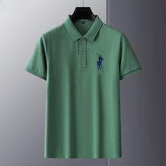 New Fashionable Cotton Embroidered Lapel POLO